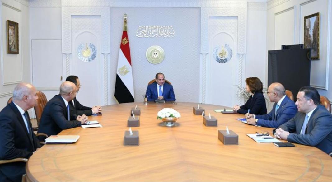 السيسي يستقبل الرئيسة التنفيذية لأورنج العالمية